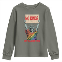 No Kings But Yas Queens Youth Sweatshirt Statue Of Liberty LGBTQ Pride Ally Pride