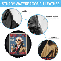 George Washington America's 1st Influencer Spare Tire Cover Funny Founding Father USA