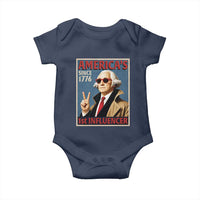 George Washington America's 1st Influencer Baby Onesie Funny Founding Father USA