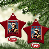 George Washington America's 1st Influencer Ceramic Ornament Funny Founding Father USA