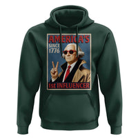 George Washington America's 1st Influencer Hoodie Funny Founding Father USA