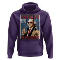 George Washington America's 1st Influencer Hoodie Funny Founding Father USA