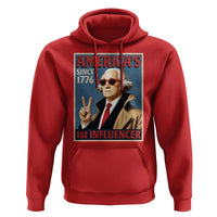 George Washington America's 1st Influencer Hoodie Funny Founding Father USA