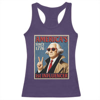 George Washington America's 1st Influencer Racerback Tank Top Funny Founding Father USA