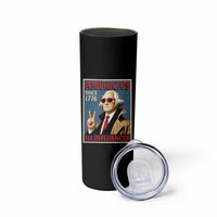 George Washington America's 1st Influencer Skinny Tumbler Funny Founding Father USA