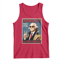 George Washington America's 1st Influencer Tank Top Funny Founding Father USA