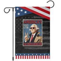 George Washington America's 1st Influencer Patriotic Garden Flag Funny Founding Father USA