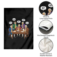 Founding Fathers 67 Bruh Sigma Garden Flag Funny US History Meme