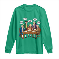Founding Fathers 67 Bruh Sigma Long Sleeve Shirt Funny US History Meme