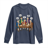 Founding Fathers 67 Bruh Sigma Long Sleeve Shirt Funny US History Meme