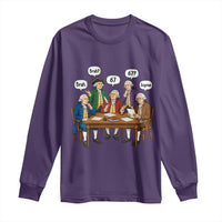 Founding Fathers 67 Bruh Sigma Long Sleeve Shirt Funny US History Meme