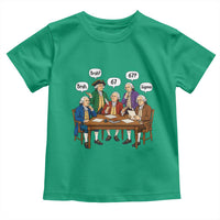 Founding Fathers 67 Bruh Sigma Toddler T Shirt Funny US History Meme