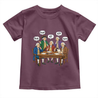 Founding Fathers 67 Bruh Sigma Toddler T Shirt Funny US History Meme
