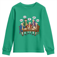 Founding Fathers 67 Bruh Sigma Youth Sweatshirt Funny US History Meme