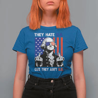 They Hate US Cuz They Ain't US T Shirt For Women George Washington 4th of July
