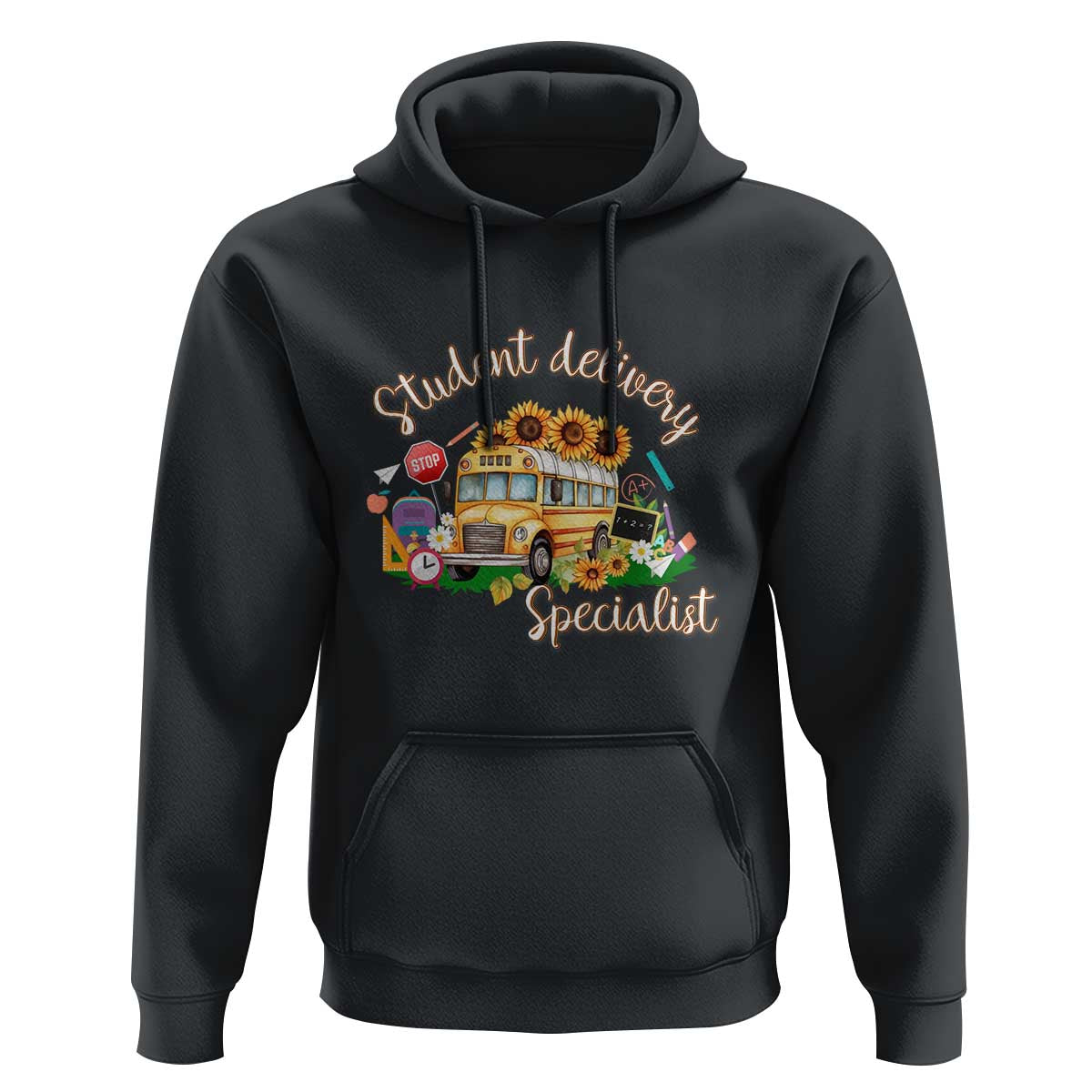 School Bus Driver Hoodie Student Delivery Specialist - Wonder Print Shop