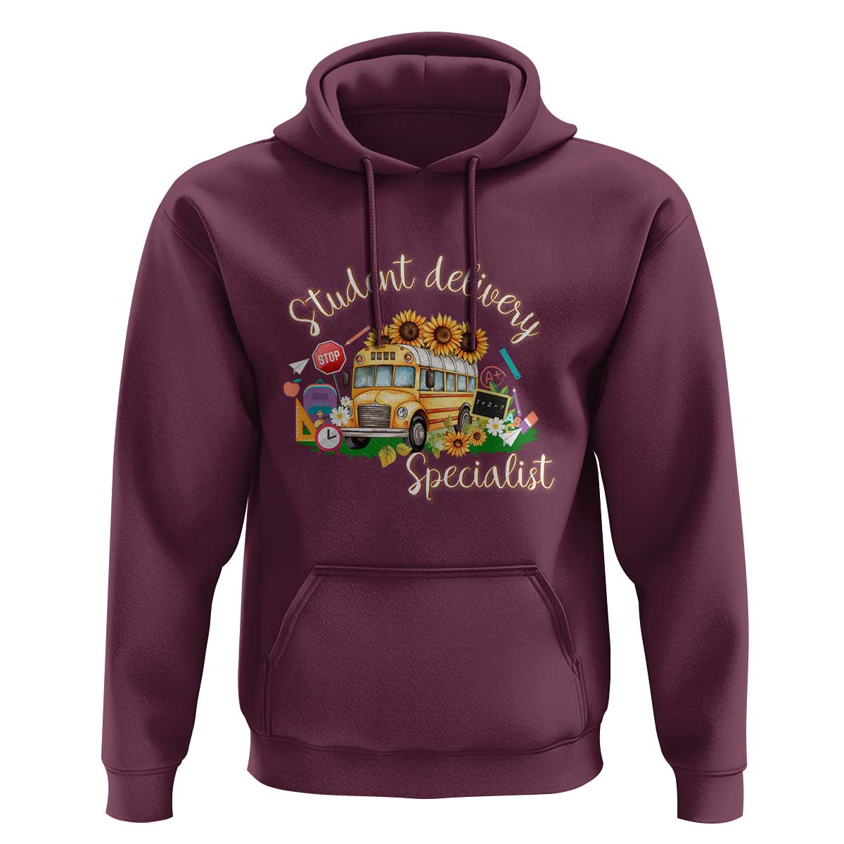 School Bus Driver Hoodie Student Delivery Specialist - Wonder Print Shop