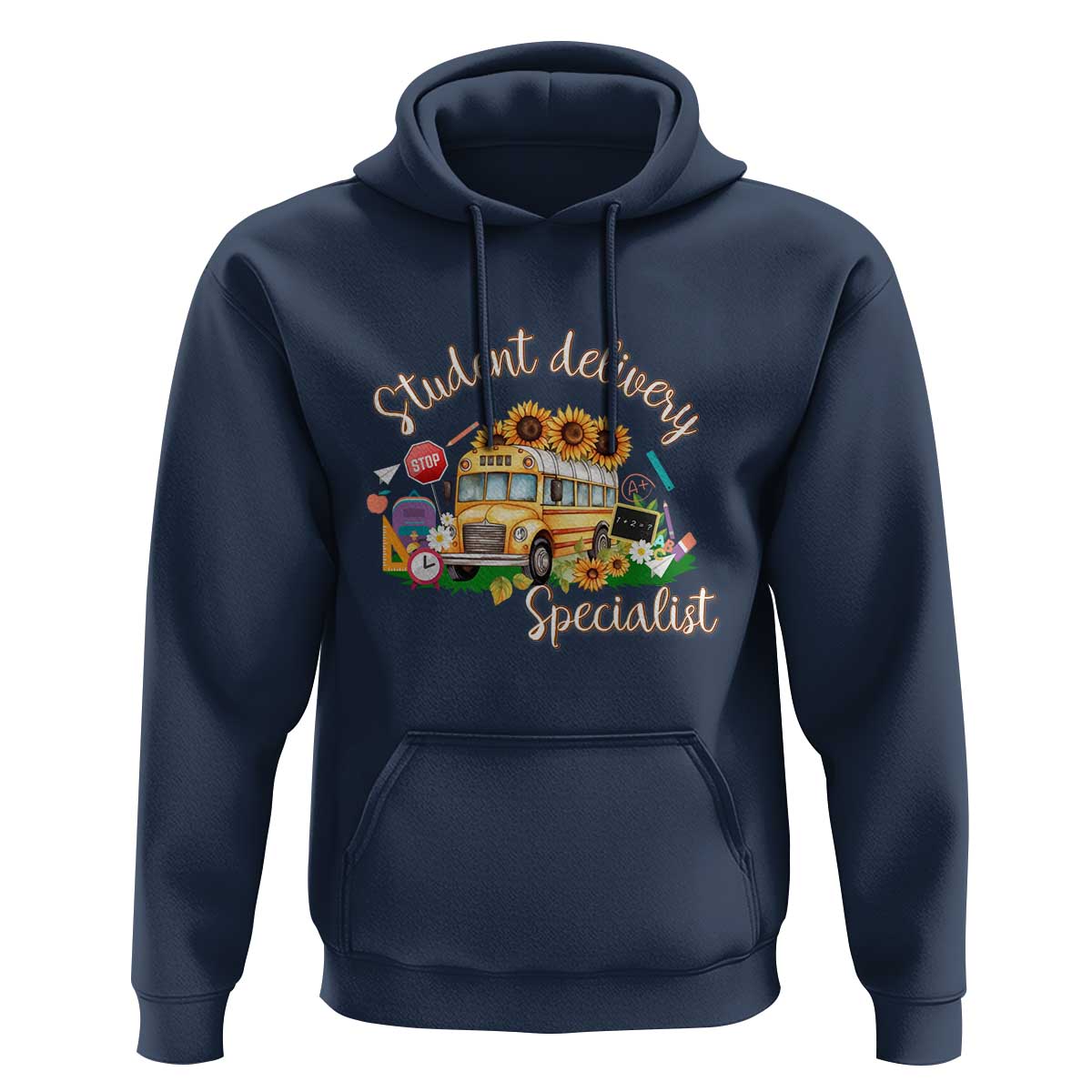 School Bus Driver Hoodie Student Delivery Specialist - Wonder Print Shop