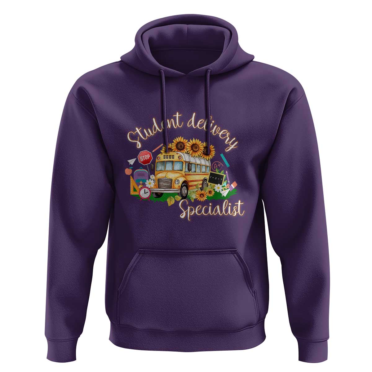 School Bus Driver Hoodie Student Delivery Specialist - Wonder Print Shop