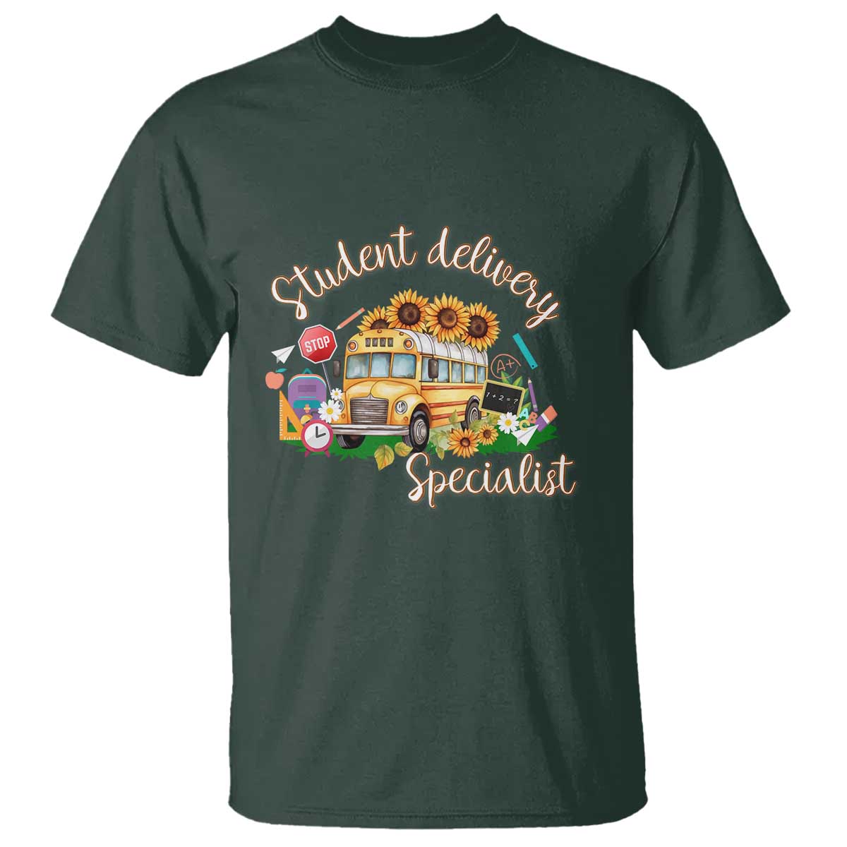 School Bus Driver T Shirt Student Delivery Specialist - Wonder Print Shop