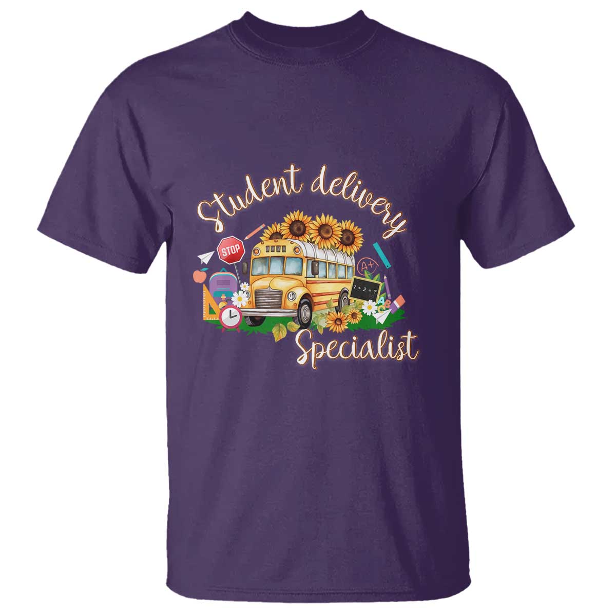School Bus Driver T Shirt Student Delivery Specialist - Wonder Print Shop
