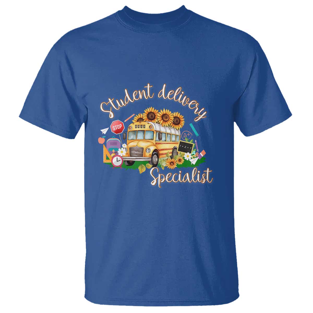 School Bus Driver T Shirt Student Delivery Specialist - Wonder Print Shop