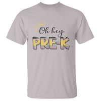 Back To School T Shirt Oh Hey Pre-K Pencil Preschool - Wonder Print Shop