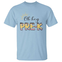 Back To School T Shirt Oh Hey Pre-K Pencil Preschool - Wonder Print Shop