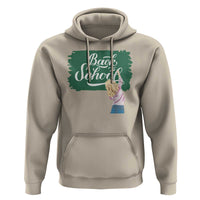 Back To School Hoodie Student Toddler Girl Green Board - Wonder Print Shop