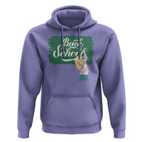 Back To School Hoodie Student Toddler Girl Green Board - Wonder Print Shop