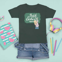 Back To School T Shirt For Kid Student Toddler Girl Green Board - Wonder Print Shop