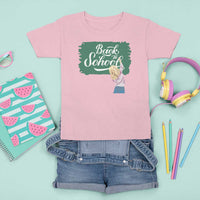 Back To School T Shirt For Kid Student Toddler Girl Green Board - Wonder Print Shop