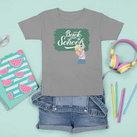 Back To School T Shirt For Kid Student Toddler Girl Green Board - Wonder Print Shop