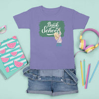 Back To School T Shirt For Kid Student Toddler Girl Green Board - Wonder Print Shop