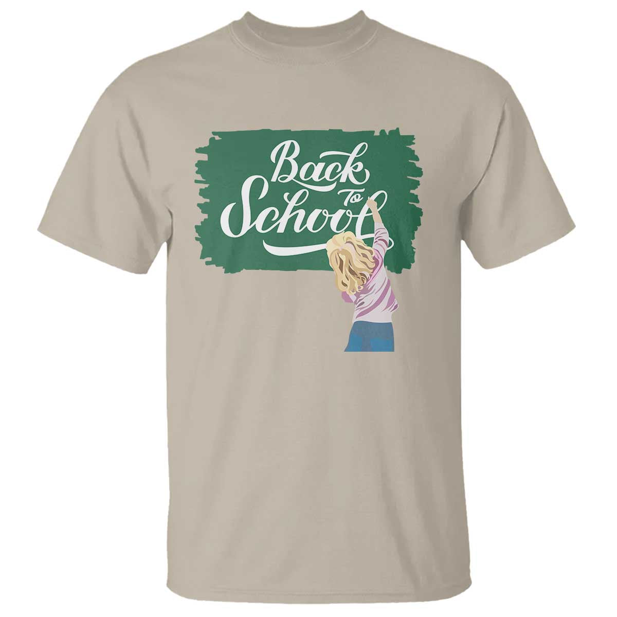 Back To School T Shirt Student Toddler Girl Green Board - Wonder Print Shop