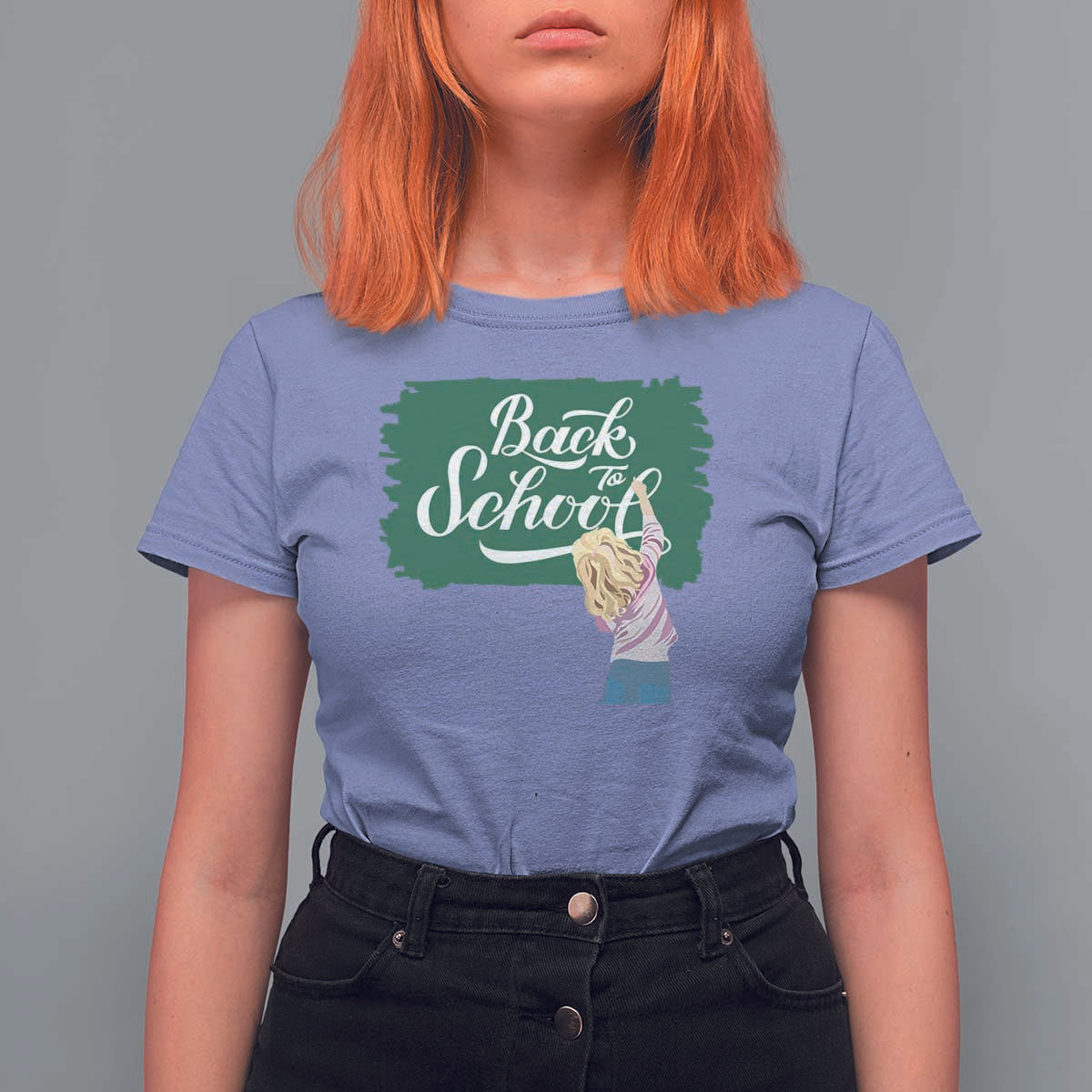 Back To School T Shirt For Women Student Toddler Girl Green Board - Wonder Print Shop