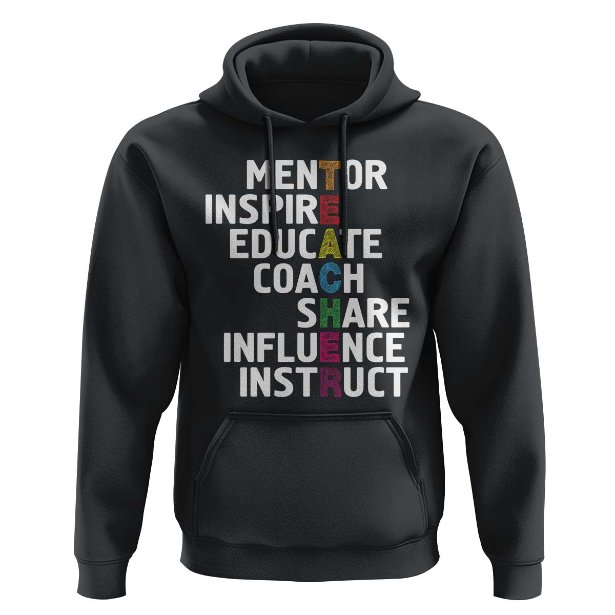 Inspirational Educator Teacher Hoodie Back To School Mentor Coach - Wonder Print Shop