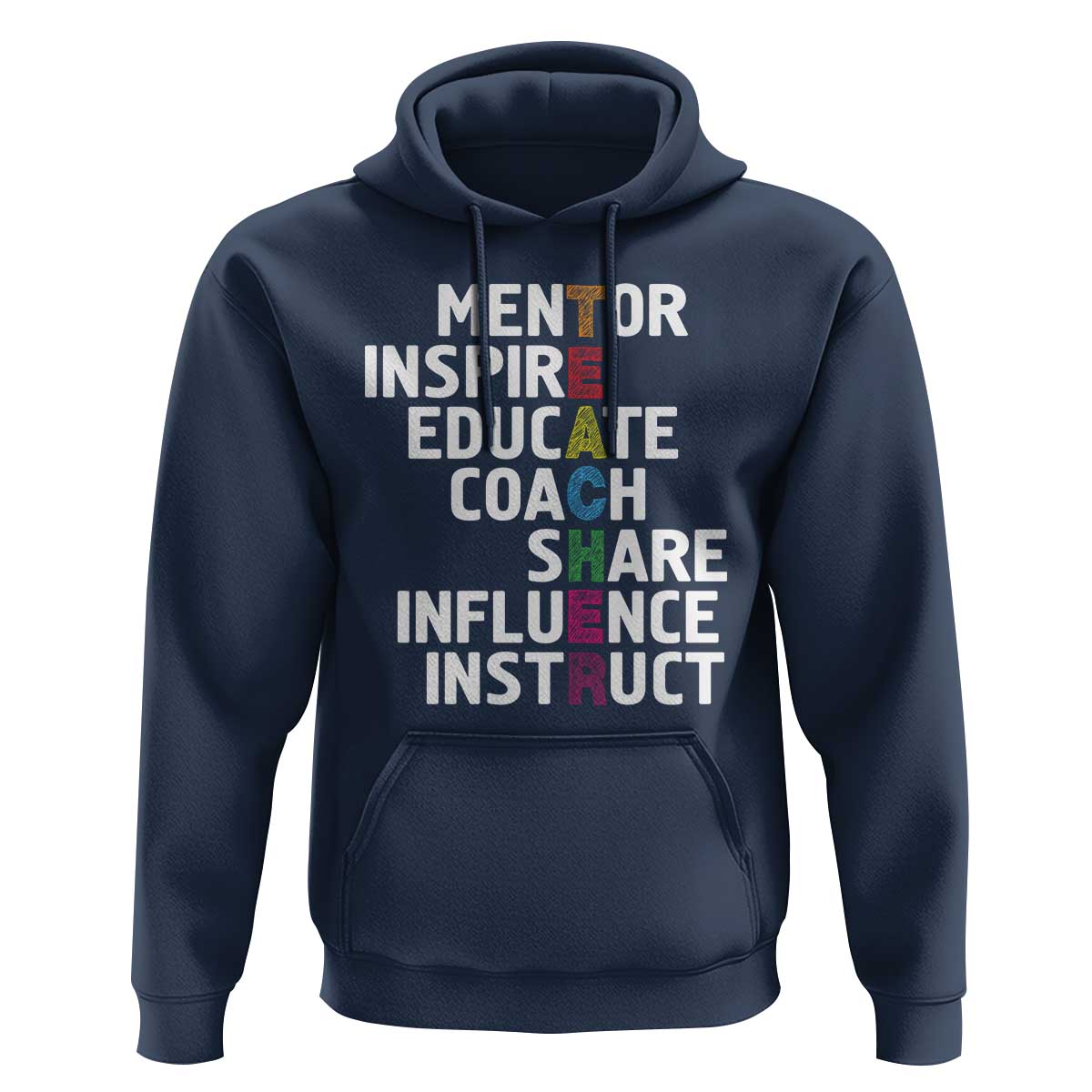 Inspirational Educator Teacher Hoodie Back To School Mentor Coach - Wonder Print Shop