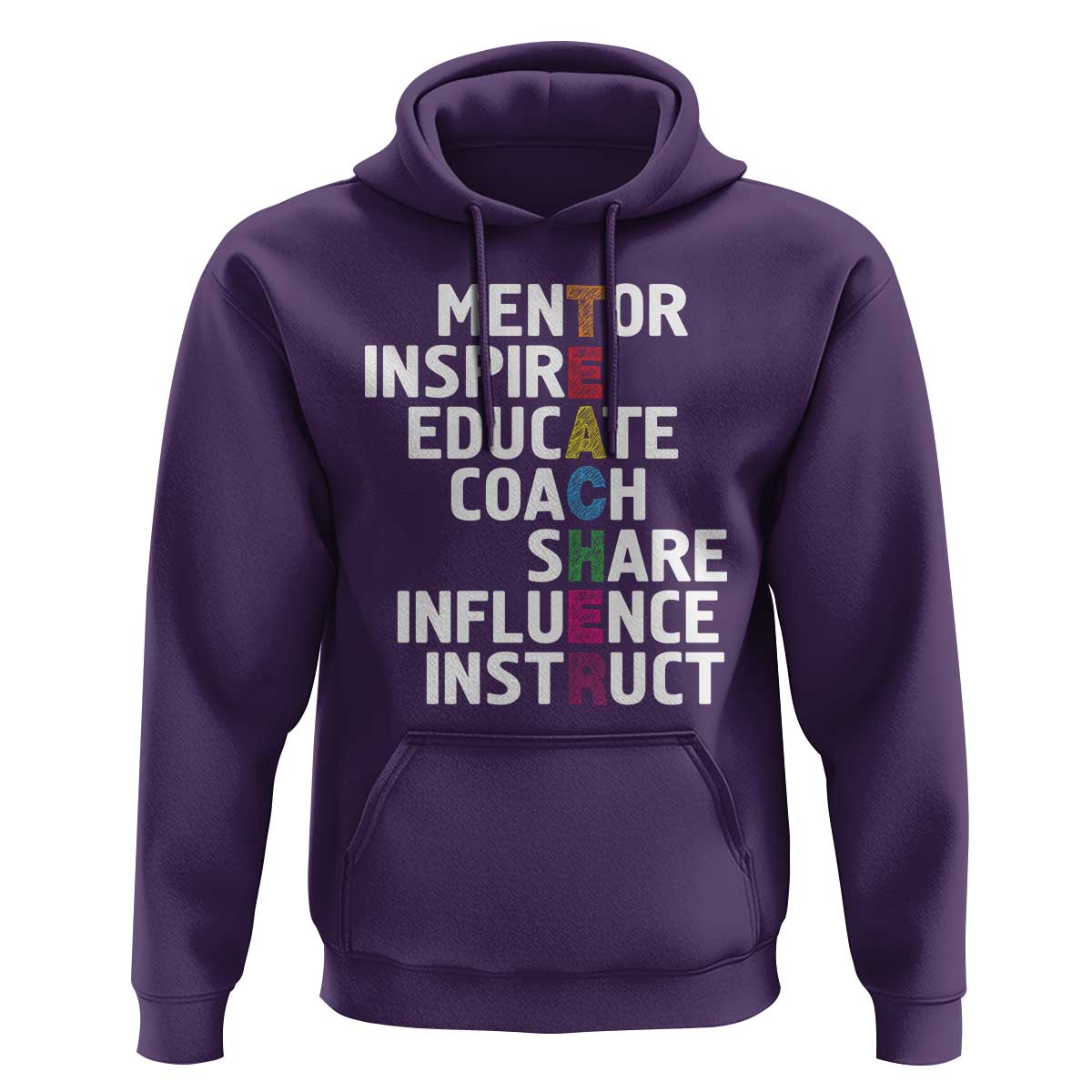 Inspirational Educator Teacher Hoodie Back To School Mentor Coach - Wonder Print Shop