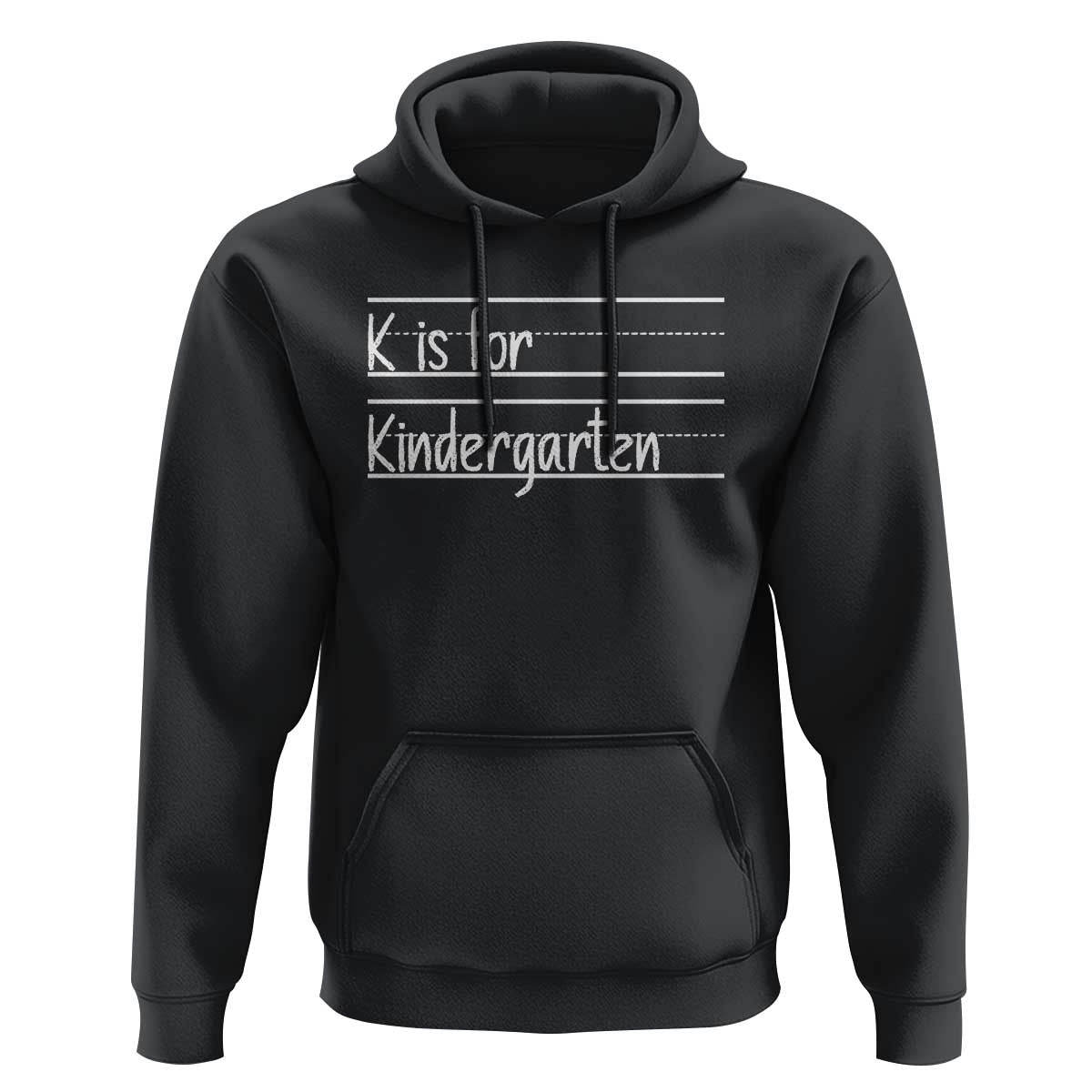 K Is For Kindergarten Hoodie Back To School Board Kinder Squad - Wonder Print Shop
