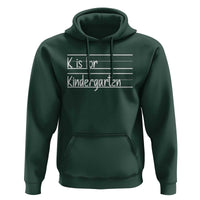 K Is For Kindergarten Hoodie Back To School Board Kinder Squad - Wonder Print Shop