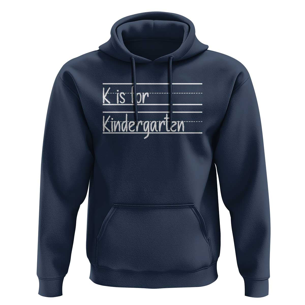 K Is For Kindergarten Hoodie Back To School Board Kinder Squad - Wonder Print Shop