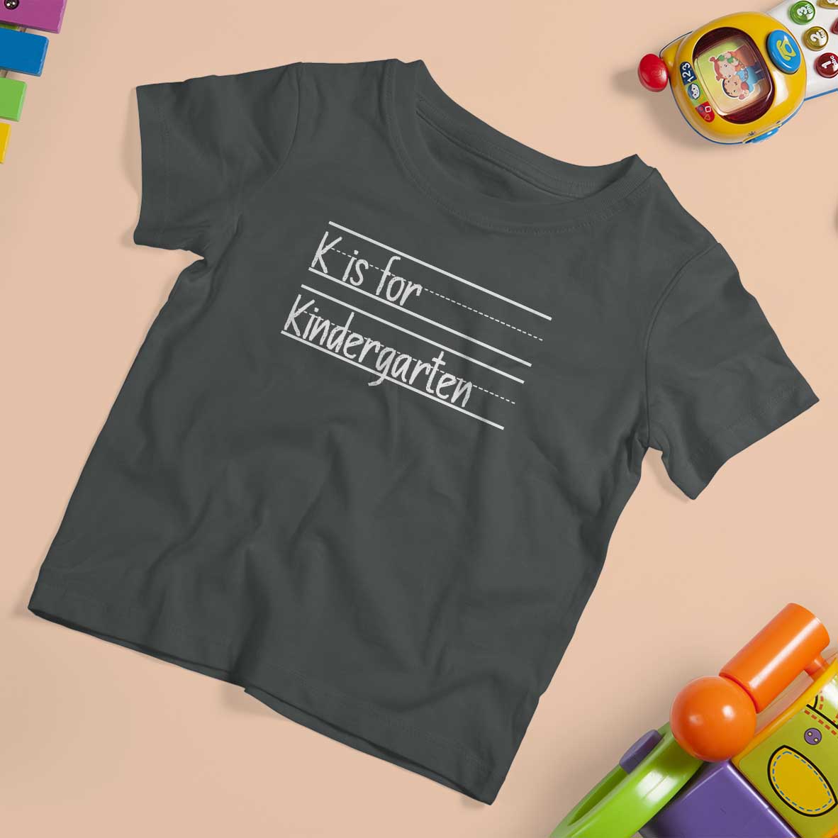 K Is For Kindergarten T Shirt For Kid Back To School Board Kinder Squad - Wonder Print Shop
