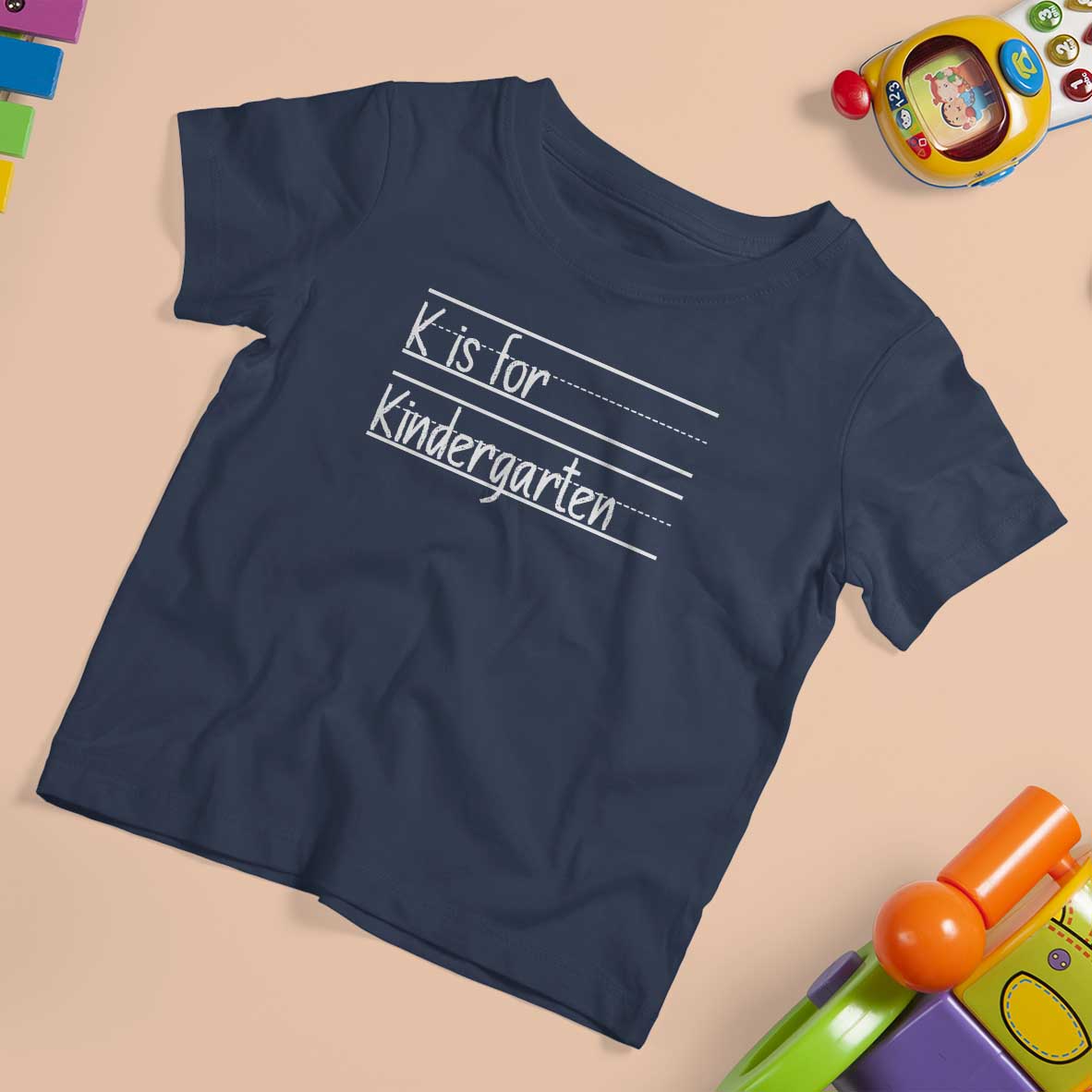 K Is For Kindergarten T Shirt For Kid Back To School Board Kinder Squad - Wonder Print Shop