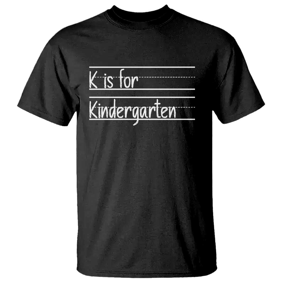 K Is For Kindergarten T Shirt Back To School Board Kinder Squad - Wonder Print Shop