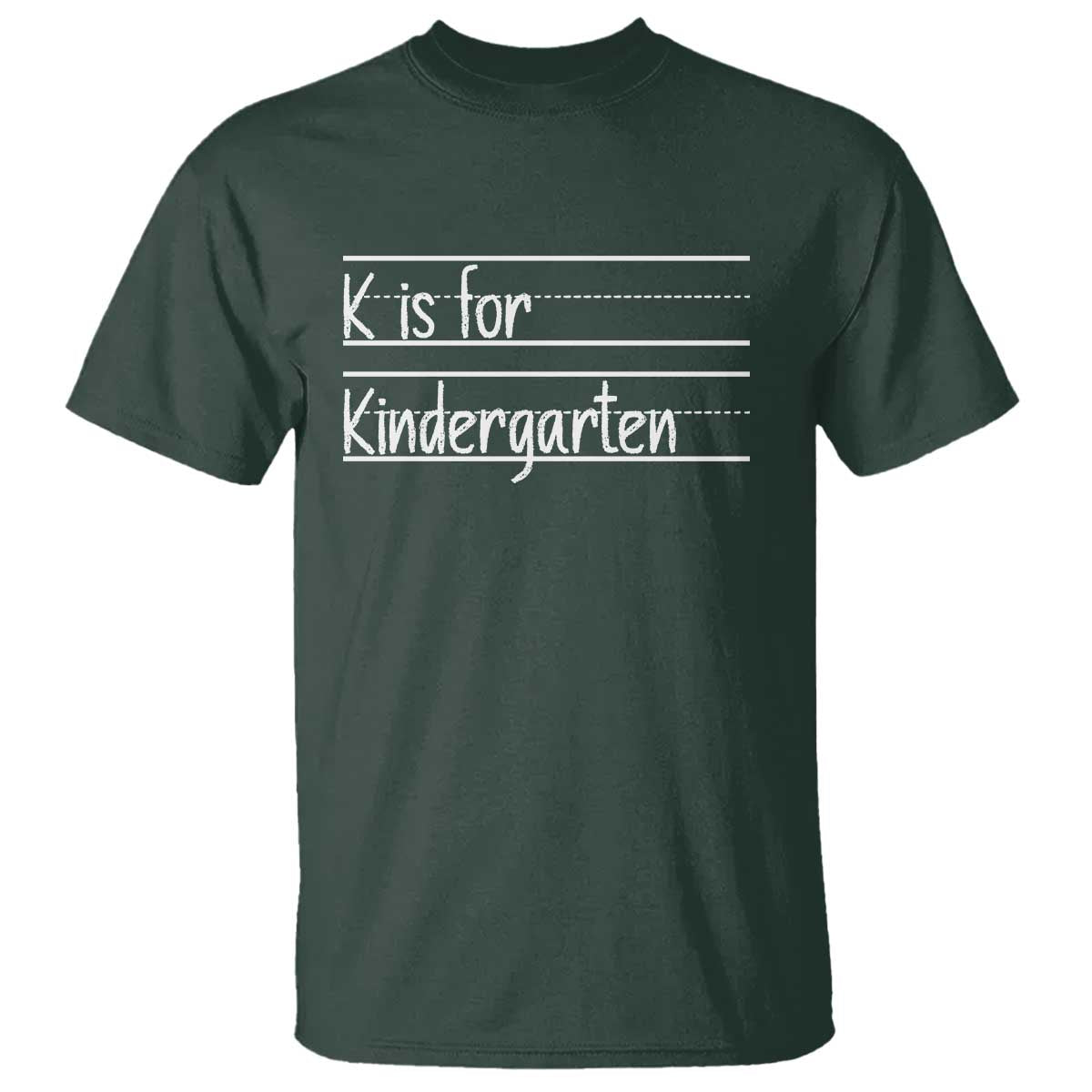 K Is For Kindergarten T Shirt Back To School Board Kinder Squad - Wonder Print Shop