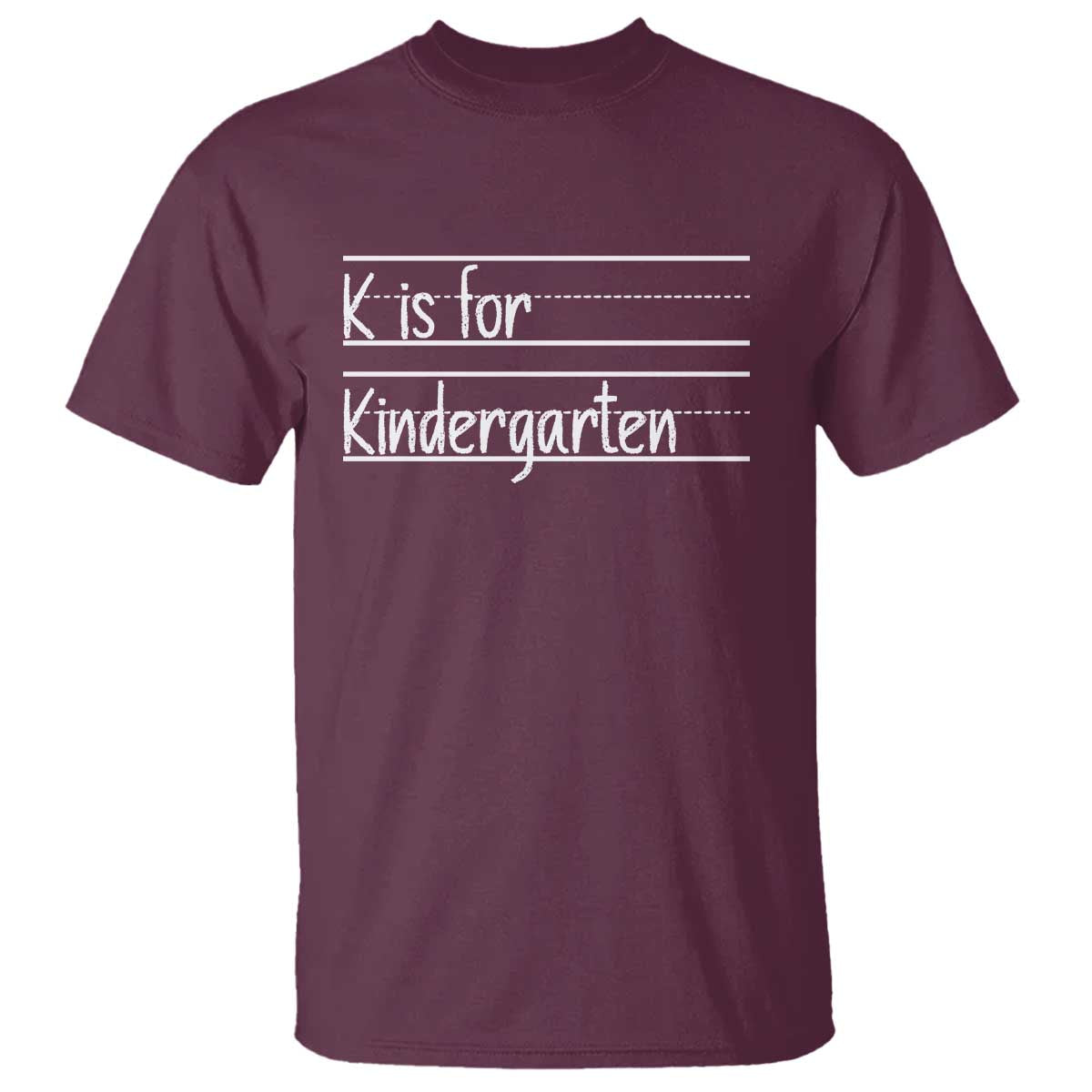 K Is For Kindergarten T Shirt Back To School Board Kinder Squad - Wonder Print Shop