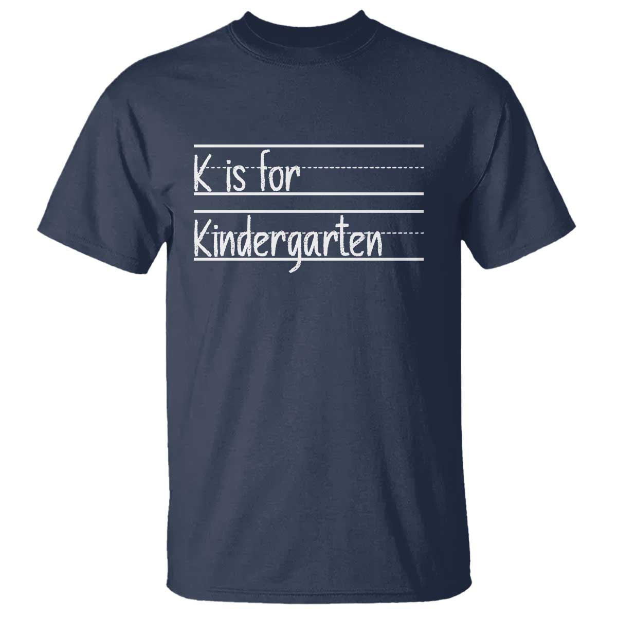 K Is For Kindergarten T Shirt Back To School Board Kinder Squad - Wonder Print Shop