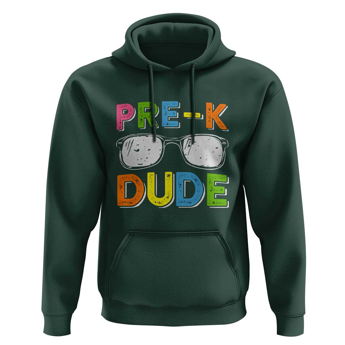 Pre-K Dude Hoodie First Day Of School Glasses Nerd - Wonder Print Shop