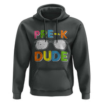Pre-K Dude Hoodie First Day Of School Glasses Nerd - Wonder Print Shop